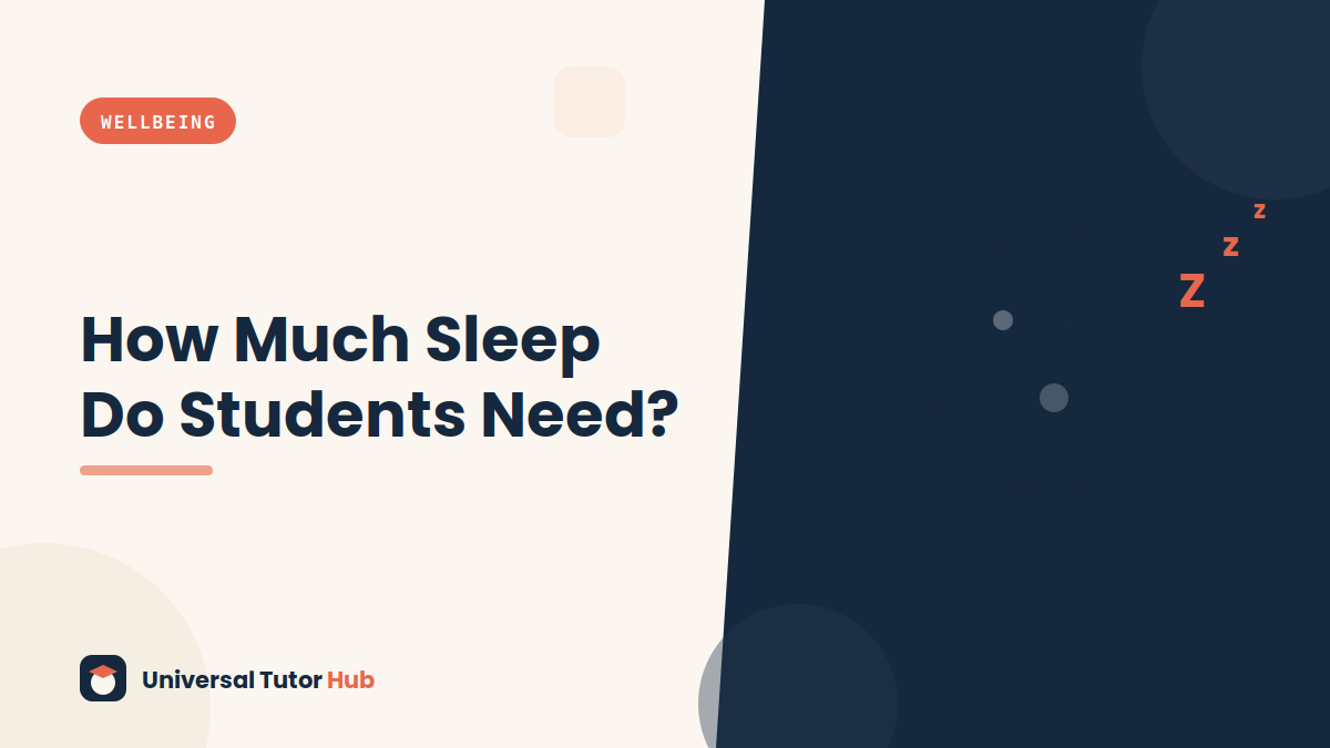 How Much Sleep Do Students Actually Need? — featured illustration
