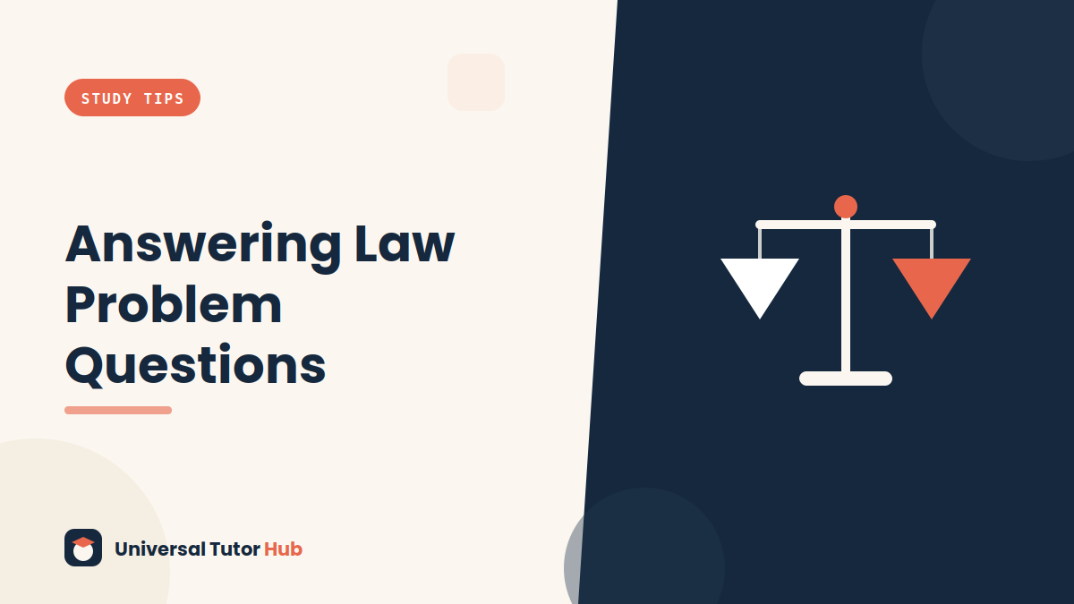 How to Answer Law Problem Questions (The IRAC Method) — featured illustration