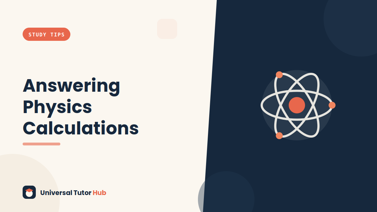 Physics: How to Answer Calculation Questions Without Losing Marks — featured illustration