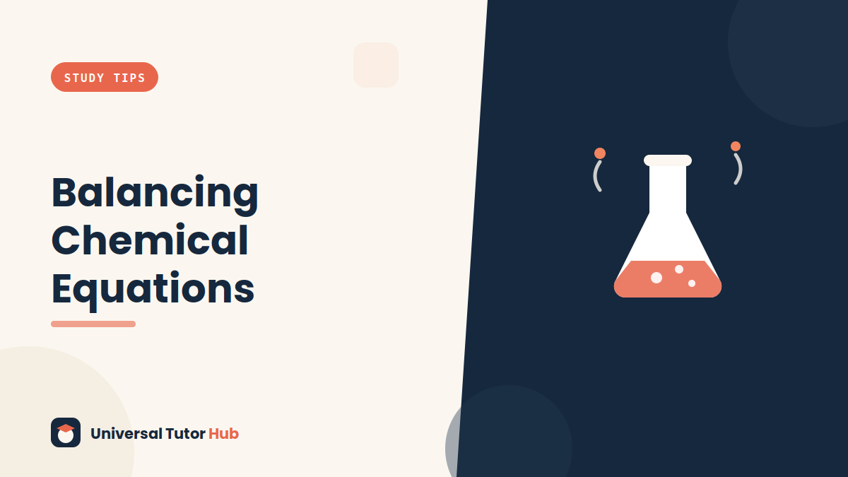 How to Balance Chemical Equations (A Reliable Method) — featured illustration