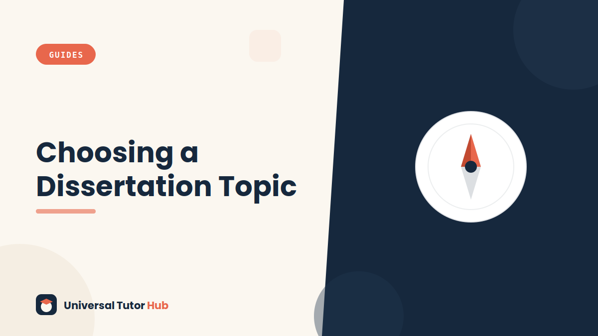 How to Choose a Dissertation Topic — featured illustration