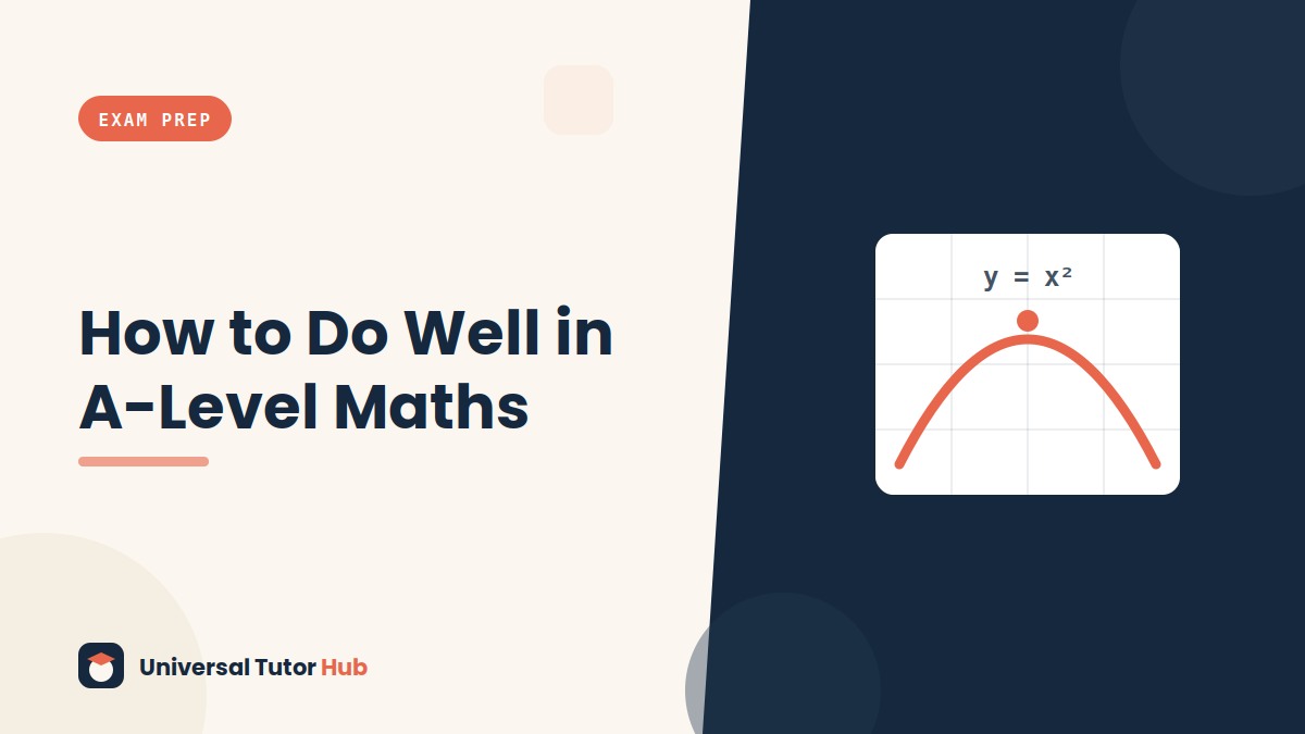 How to Do Well in A-Level Maths — featured illustration