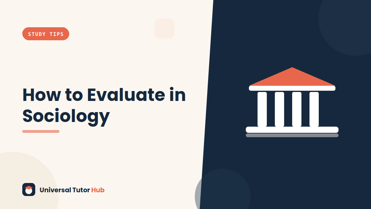 Sociology: How to Evaluate Theories and Write Top-Band Answers — featured illustration