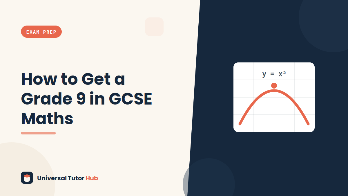How to Get a Grade 9 in GCSE Maths — featured illustration
