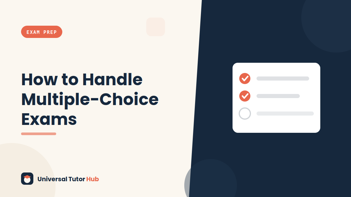 How to Handle Multiple-Choice Exams — featured illustration
