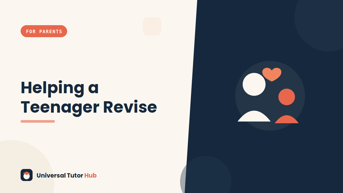 How to Help a Teenager With Revision (Without Conflict) — featured illustration