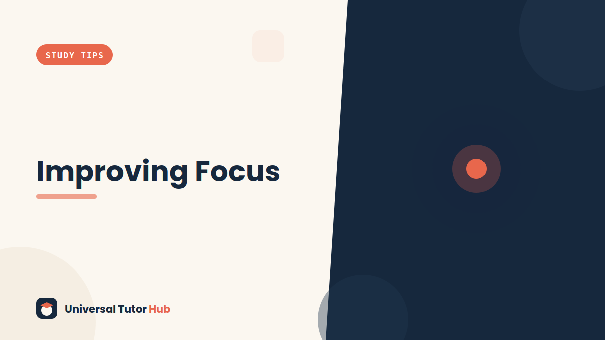 How to Improve Focus and Avoid Distraction — featured illustration