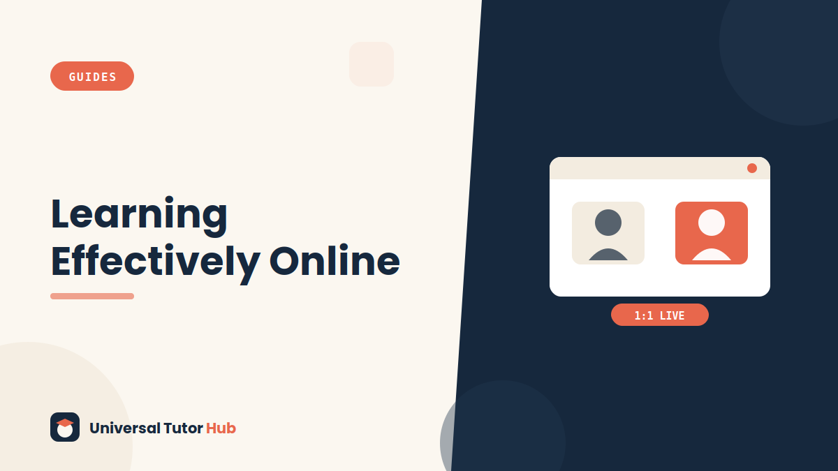 How to Learn Effectively in Online Lessons — featured illustration