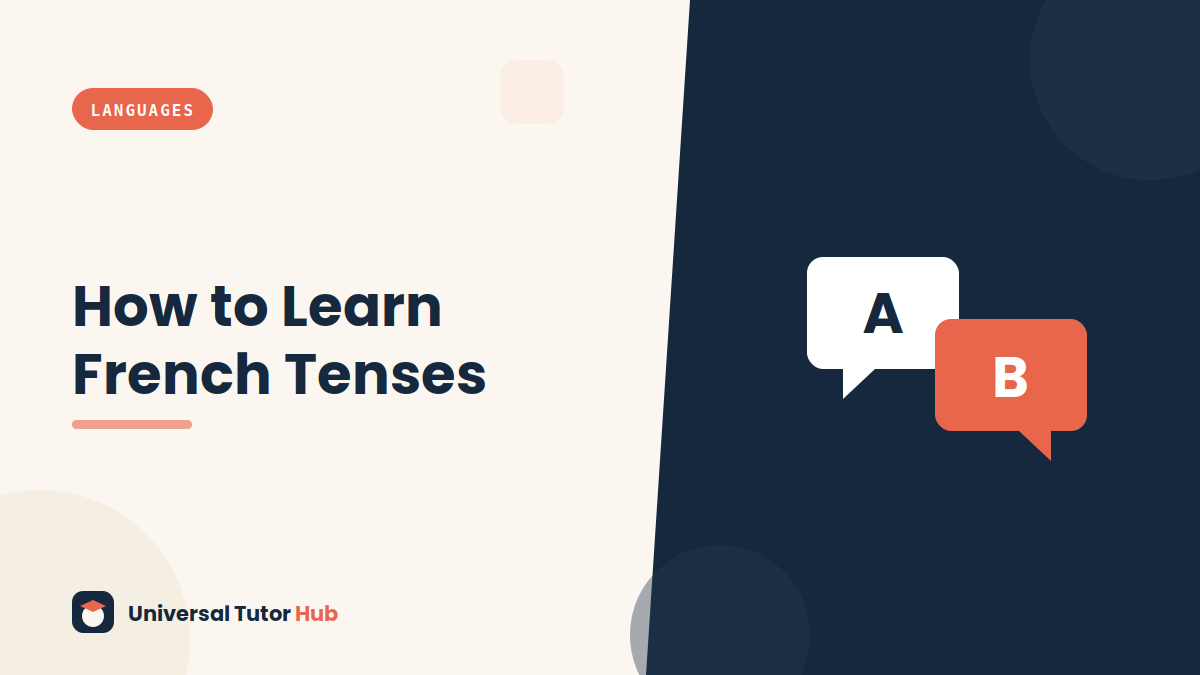 How to Learn French Verb Tenses Without Drowning — featured illustration