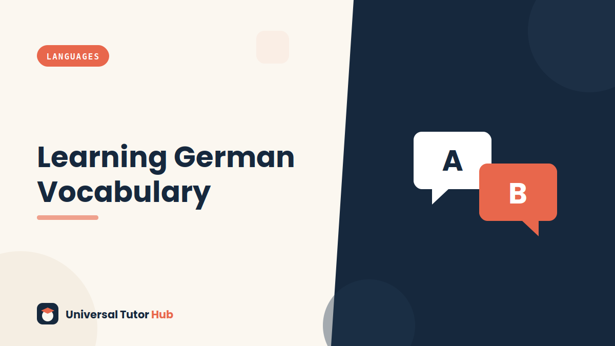 How to Learn German Vocabulary (Including the Genders) — featured illustration