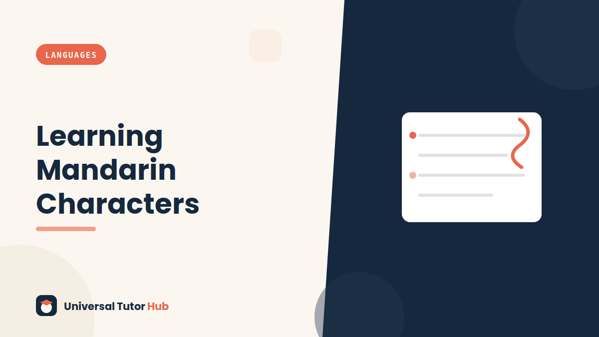 How to Learn Mandarin Characters — featured illustration