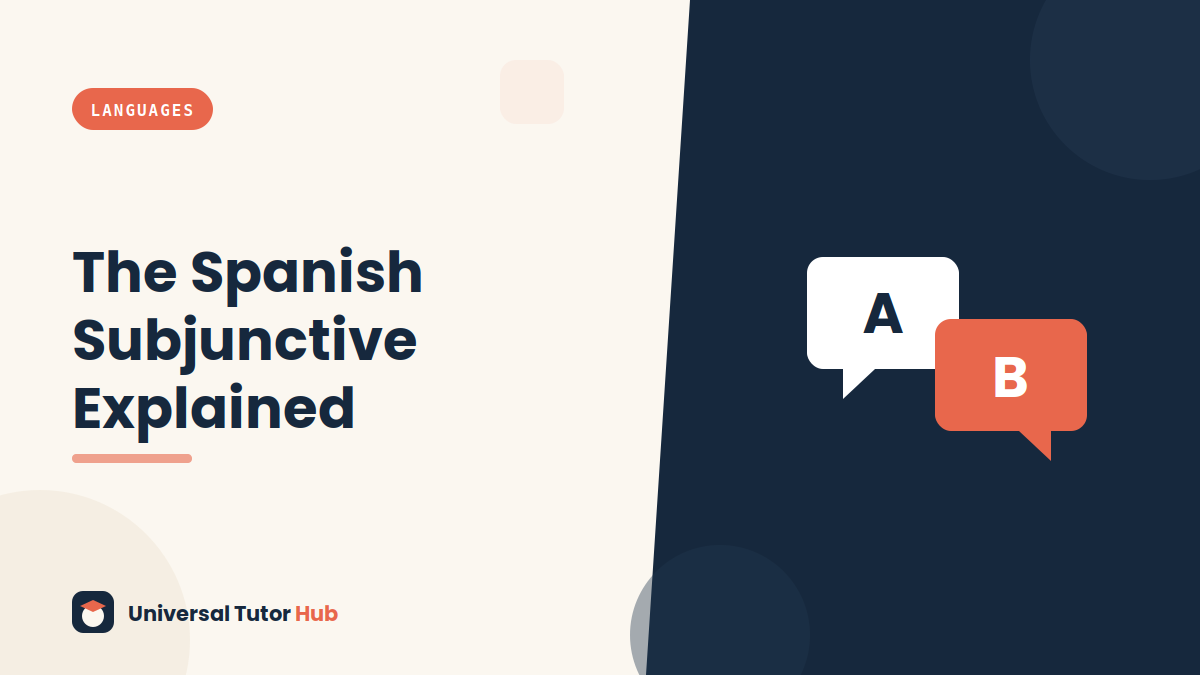 The Spanish Subjunctive, Explained Simply — featured illustration