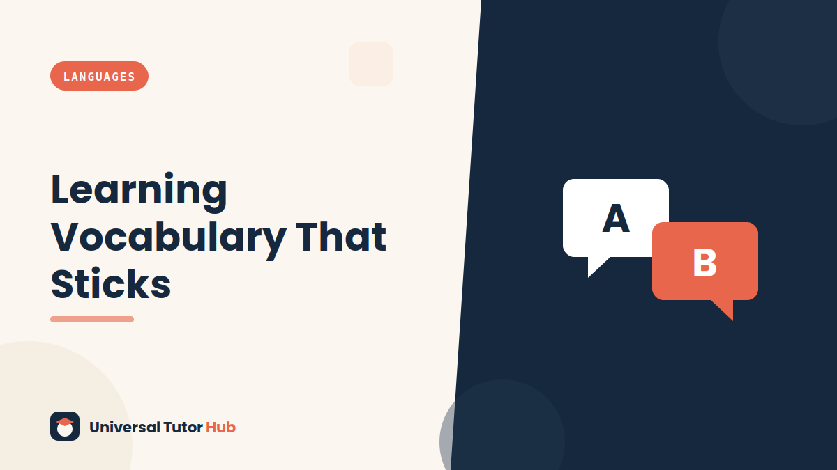 How to Learn Vocabulary That Actually Sticks — featured illustration