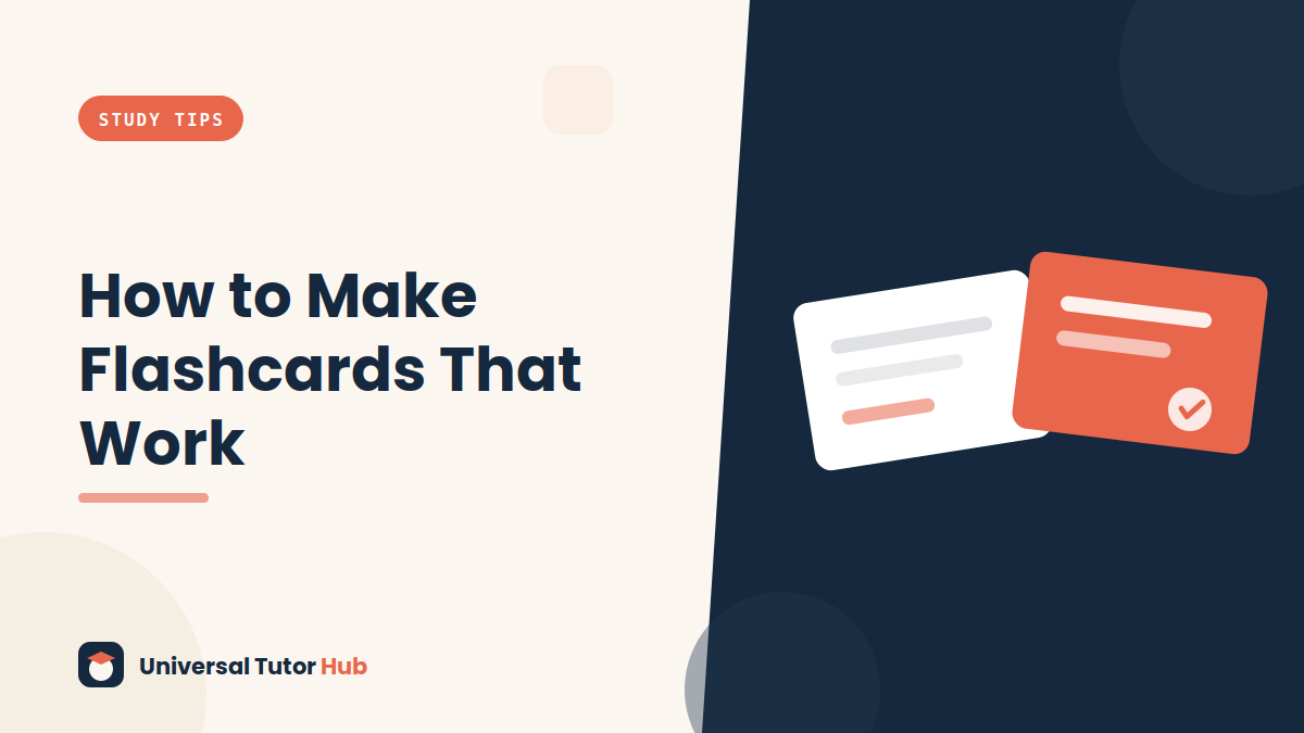 How to Make Flashcards That Actually Work — featured illustration