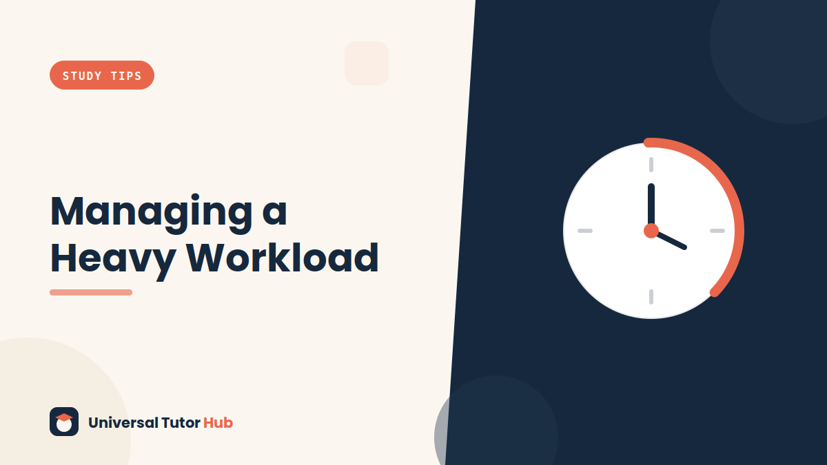 How to Manage a Heavy Study Workload — featured illustration