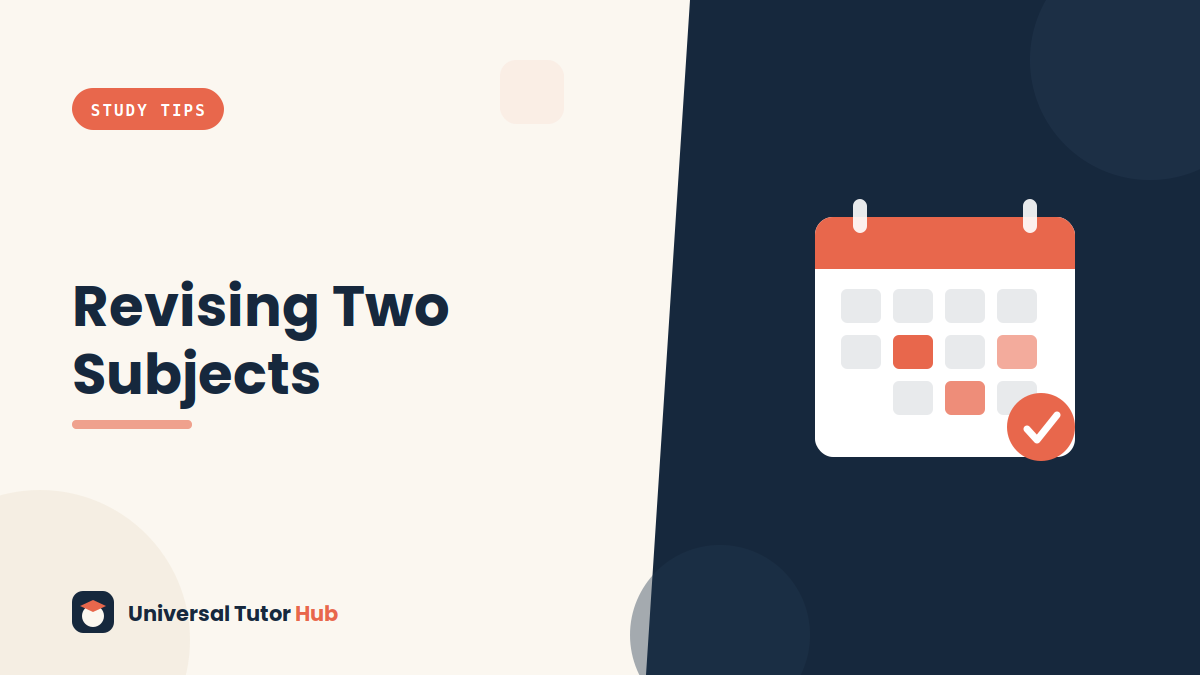 How to Revise Two Subjects on the Same Day — featured illustration