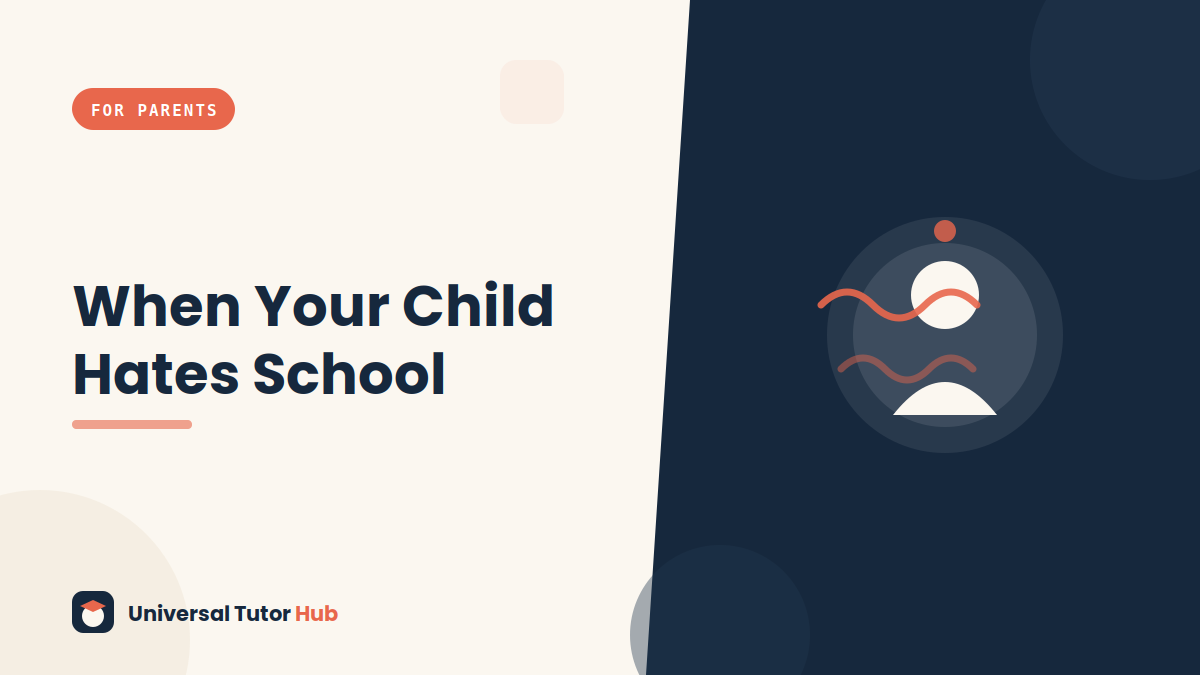 When Your Child Says They Hate School — featured illustration