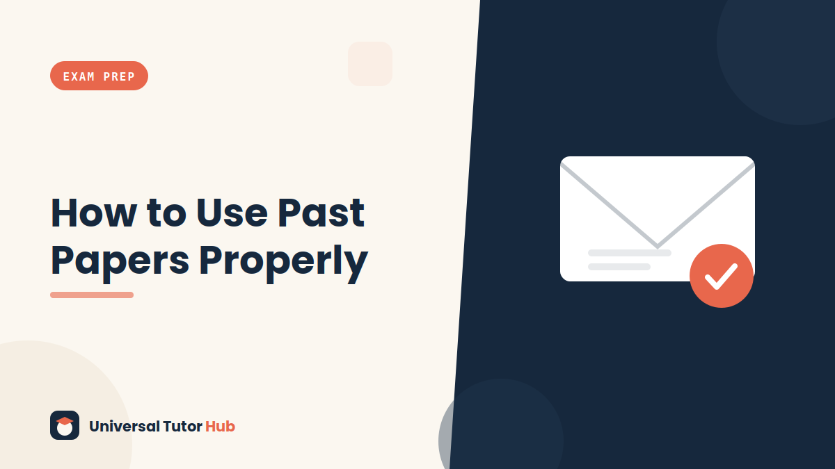 How to Use Past Papers Properly (Most Students Don't) — featured illustration