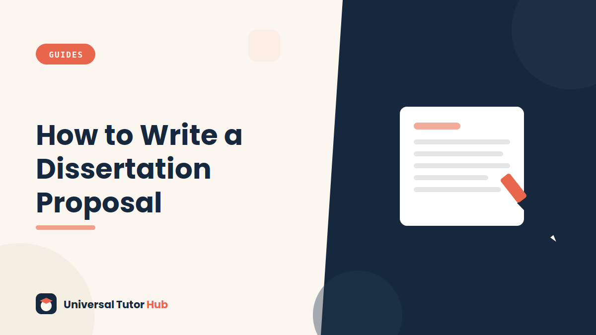 How to Write a Dissertation Proposal (That Actually Gets Approved) — featured illustration