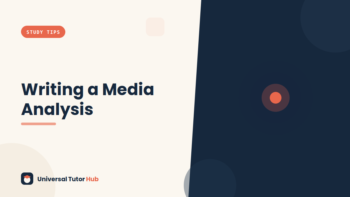 How to Write a Film or Media Analysis — featured illustration