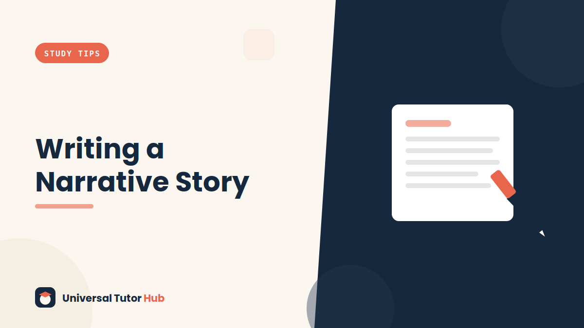 How to Write a Strong Narrative in an Exam — featured illustration