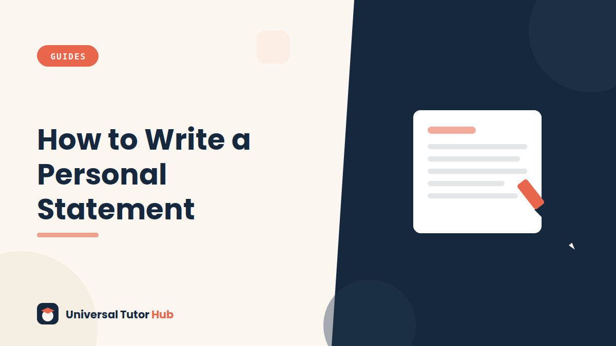 How to Write a Personal Statement That Isn't Generic — featured illustration
