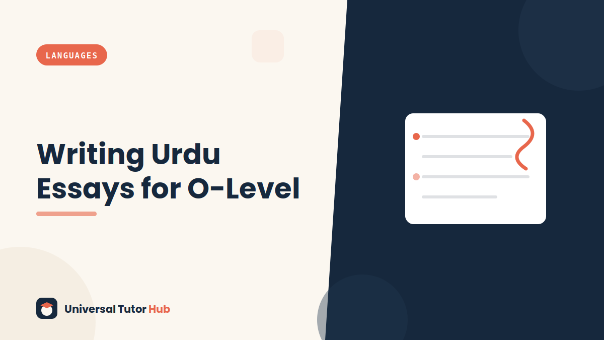 How to Write Strong Urdu Essays for O-Level and Matric — featured illustration