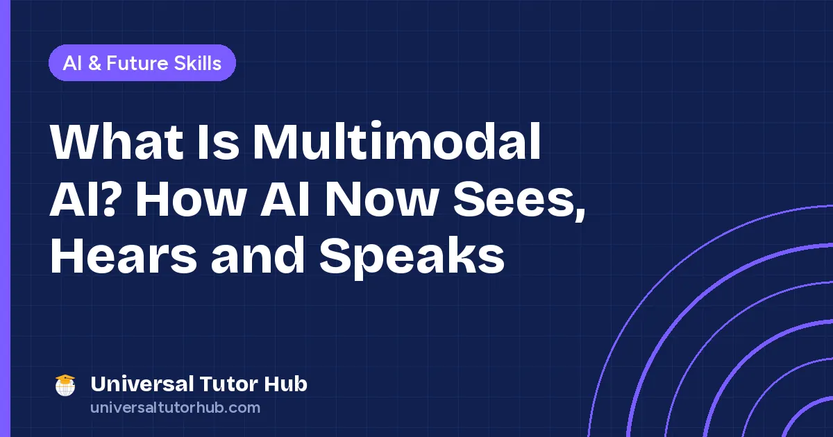 What Is Multimodal AI? How AI Now Sees, Hears and Speaks