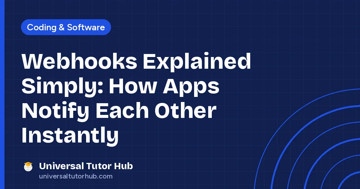 Webhooks Explained Simply: How Apps Notify Each Other Instantly