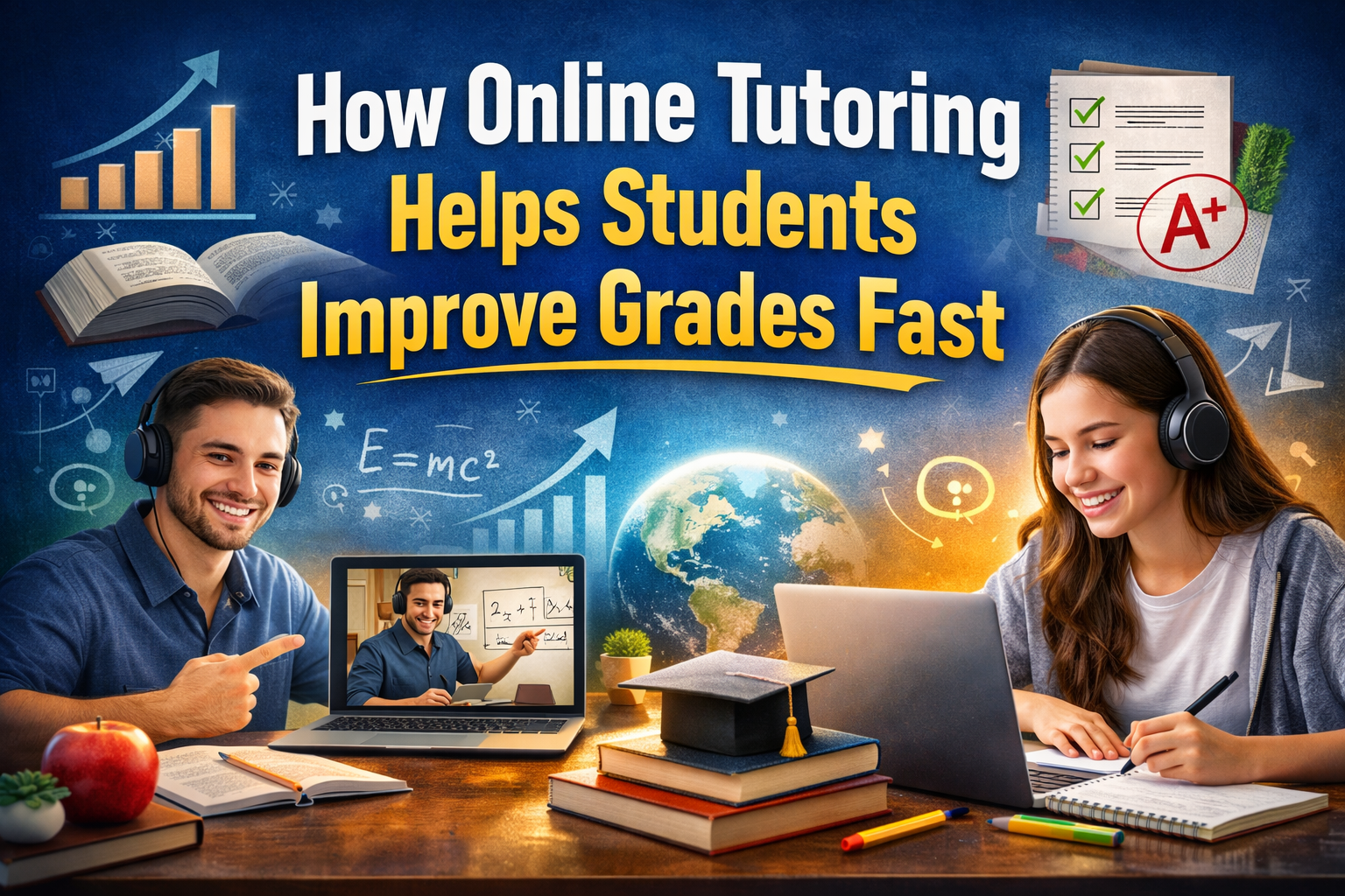 How Online Tutoring Helps Students Improve Grades Fast